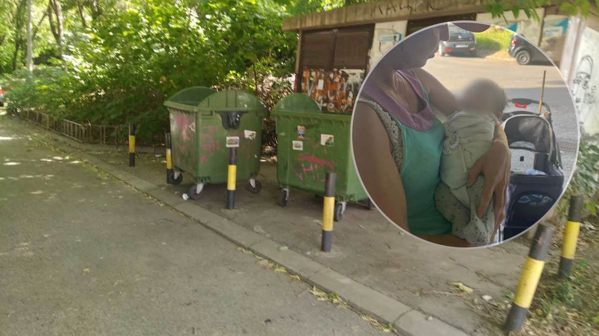  Uhapšena majka koja je ostavila bebu pored kontejnera u Zemunu 