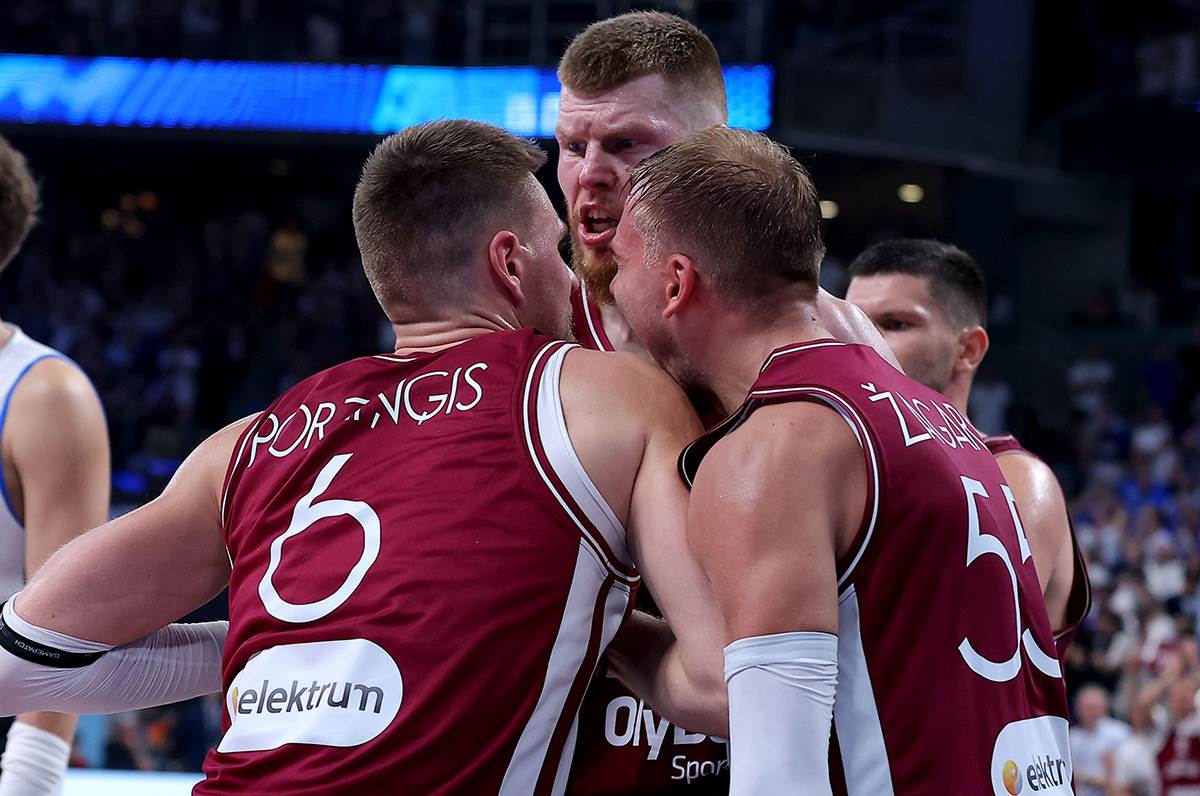  Letonija savladala Portugal na Eurobasketu 