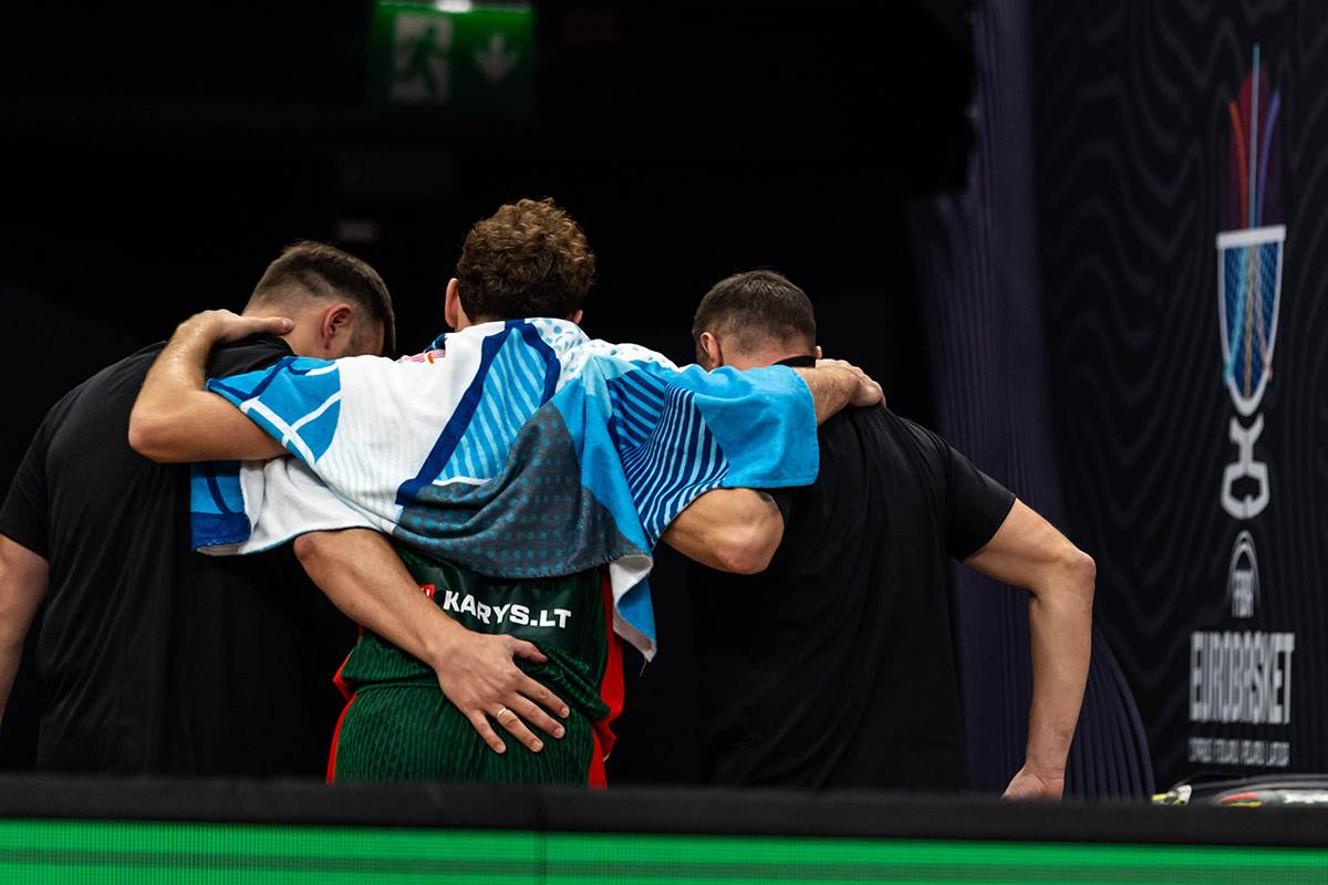  Litvanija ostala bez Rokasa Jokubaitisa na Eurobasketu 