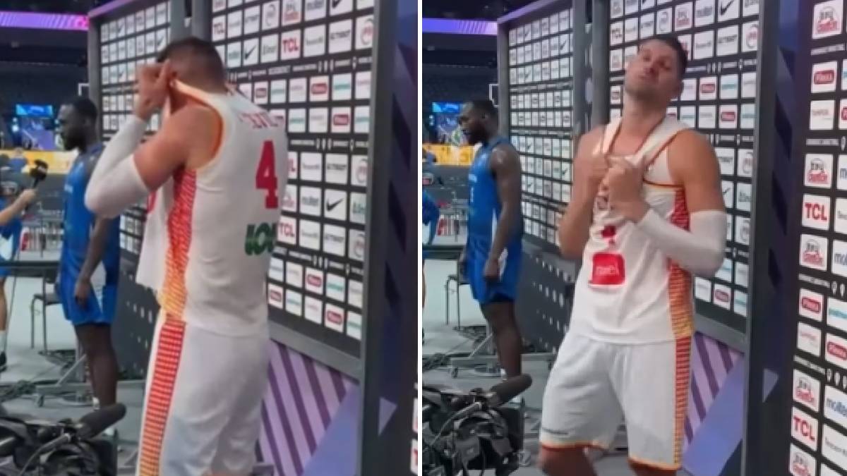  Nikola Vučević zaplakao nakon poraza od Britanije 