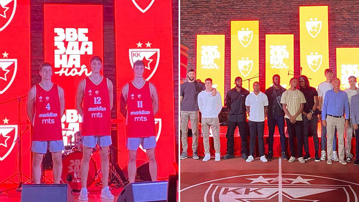  KK Crvena zvezda predstavila novi dres i tim za narednu sezonu 