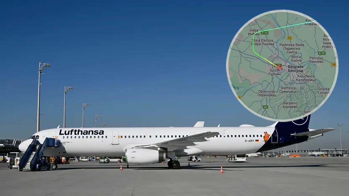  Avion prinudno sletio na aerodrom nikola tesla 