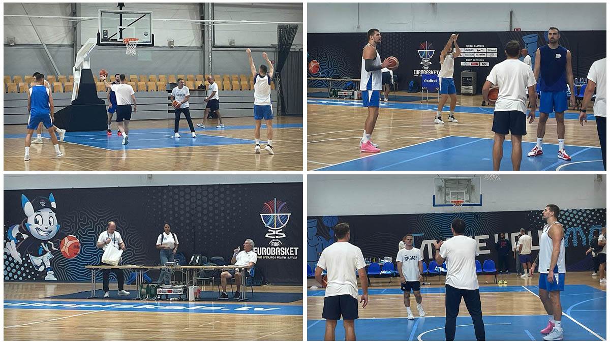  Srbija je odradila poslednji trening pred meč sa Finskom, 