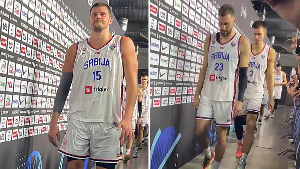  Nikola Jokič i igrači Srbije prošli kroz miks zonu pognutih glava 
