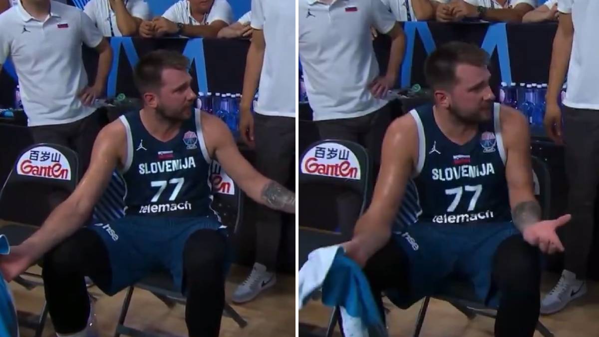  Luka Dončić na tajm-autu psovkama razmrdao ekipu Slovenije 