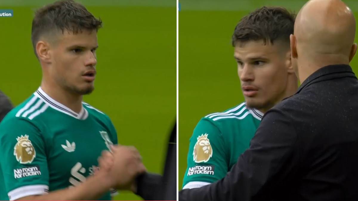  Arne Slot izveo Miloša Kerkeza iz igre u 38. minutu  