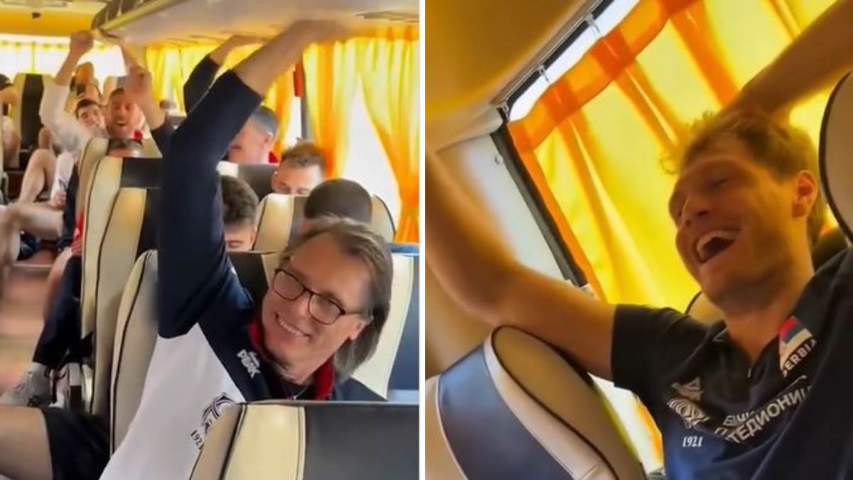  Trese se autobus Srbije, i selektor Rumun udarao u plafon: Ovako su odbojkaši slavili senzaciju na Filipinima 