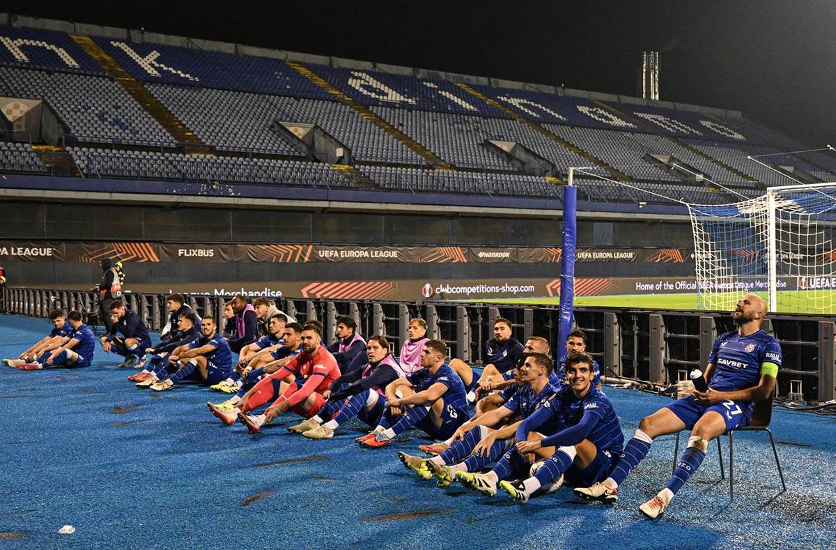  Dinamo Zagreb prvi u Ligi Evrope  