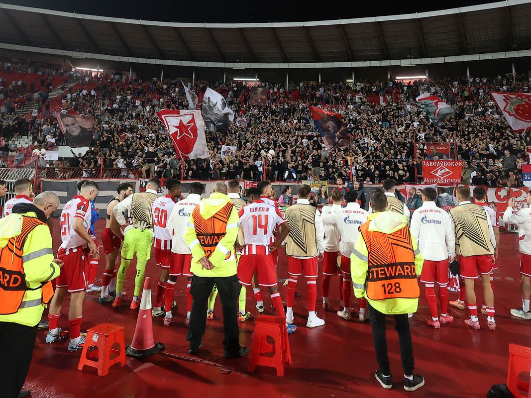  Crvena zvezda na sredini tabele Lige Evrope 