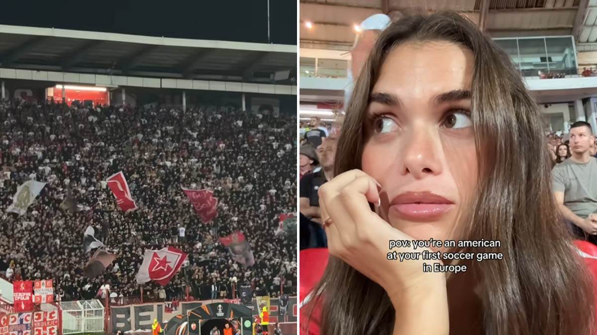  Američka tiktokerka Megan Hom o utakmici Crvena zvezda Seltik 