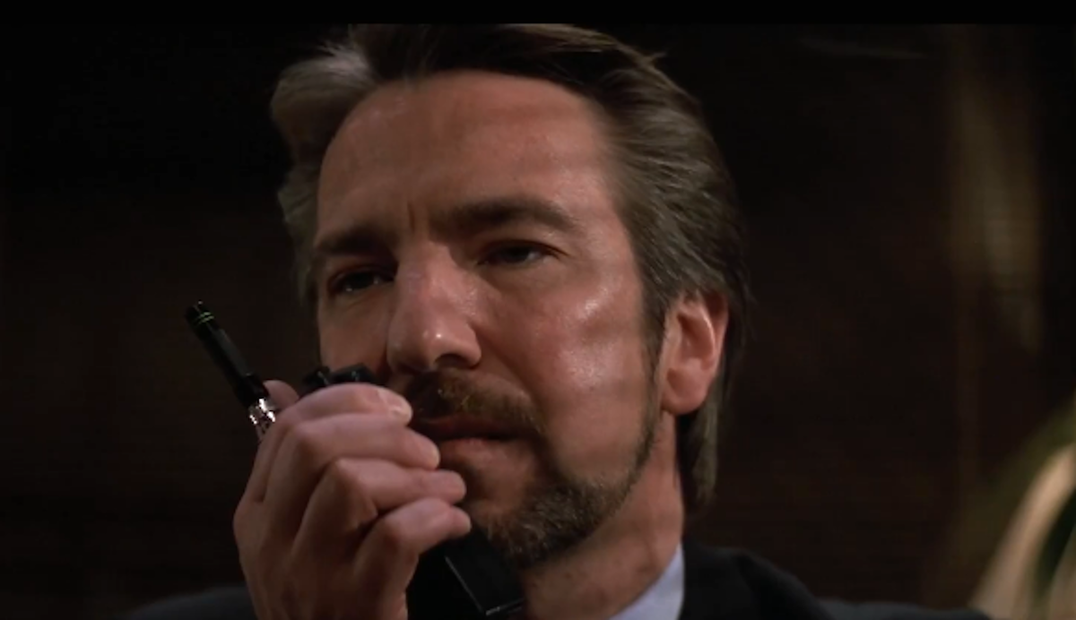  Alan Rikman prva uloga u Umri muški 