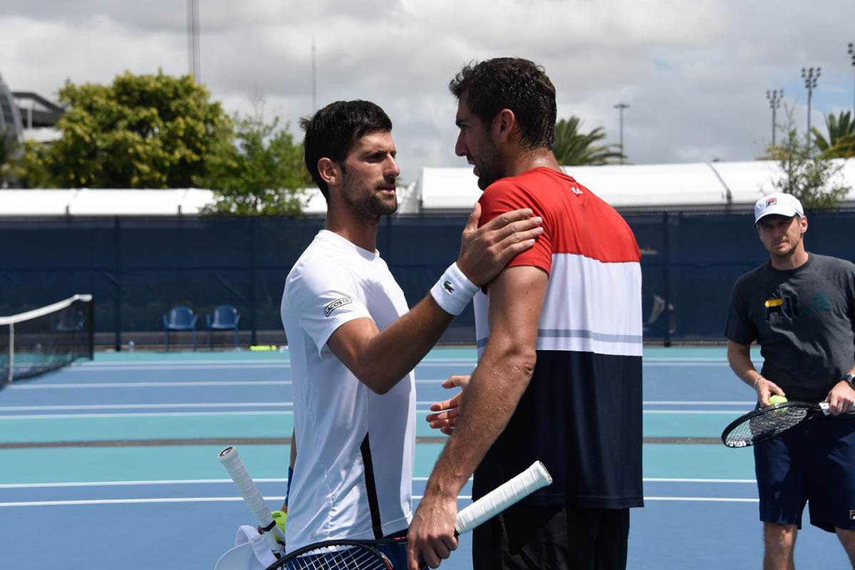  Poznato je kada će Novak Đoković i Marin Čilić na teren na mastersu u Šangaju 