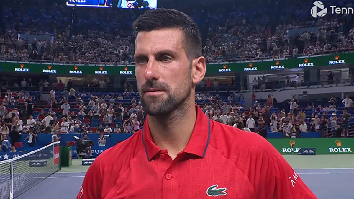  Novak Đoković o porazu od Janika Sinera 