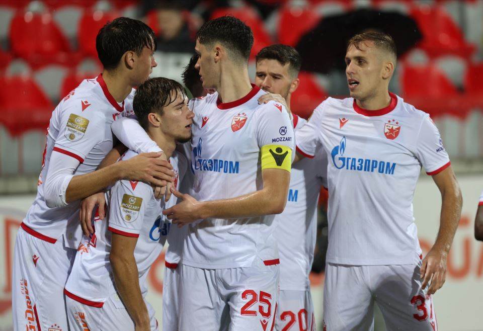  Crvena zvezda pobijedila Napredak 3-0 u Superligi Srbije 