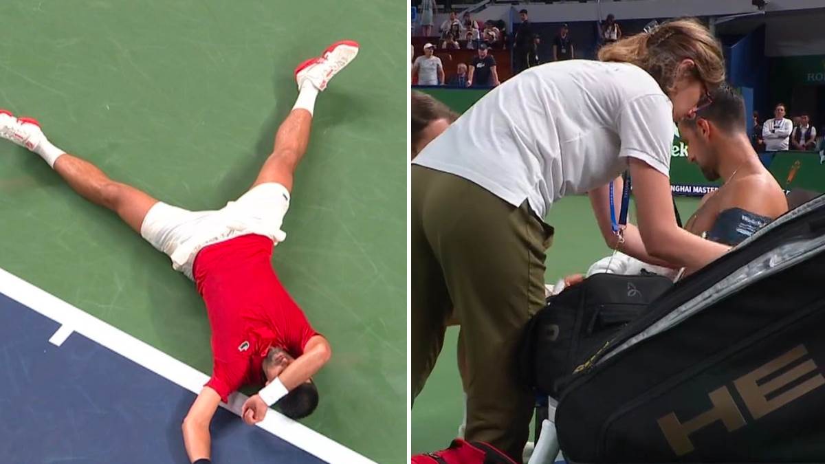  Novak Đoković se srušio na teren  