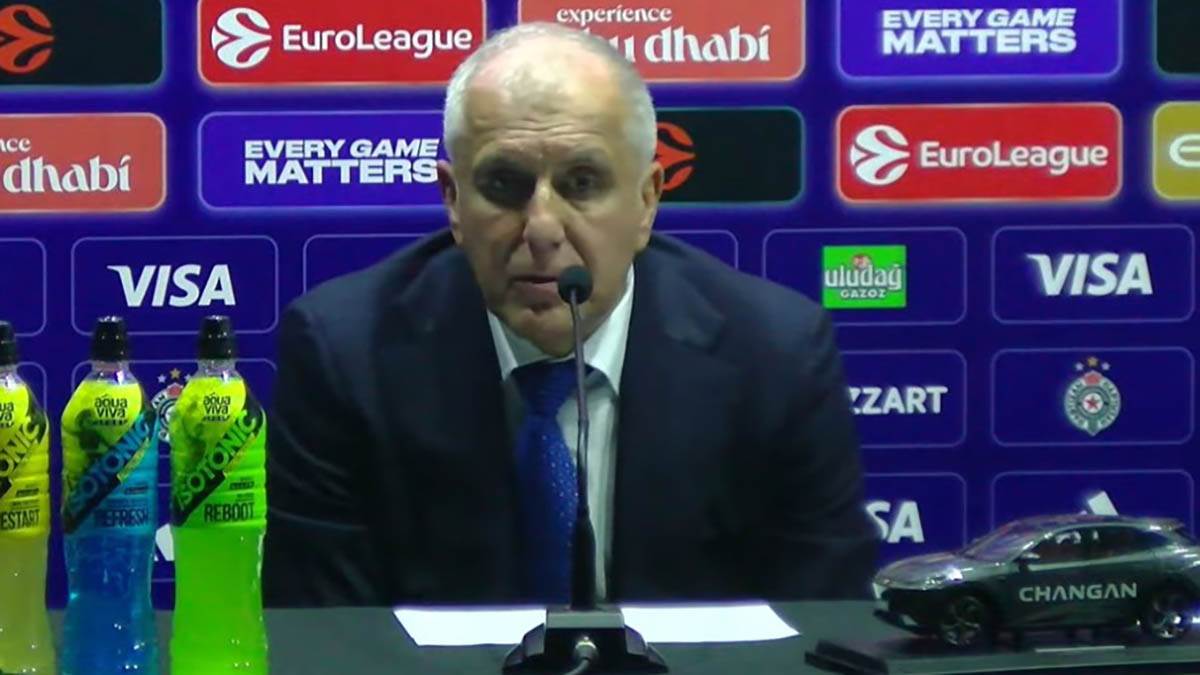  Evroliga Partizan Efes pres konferencija Željka Obradovića  