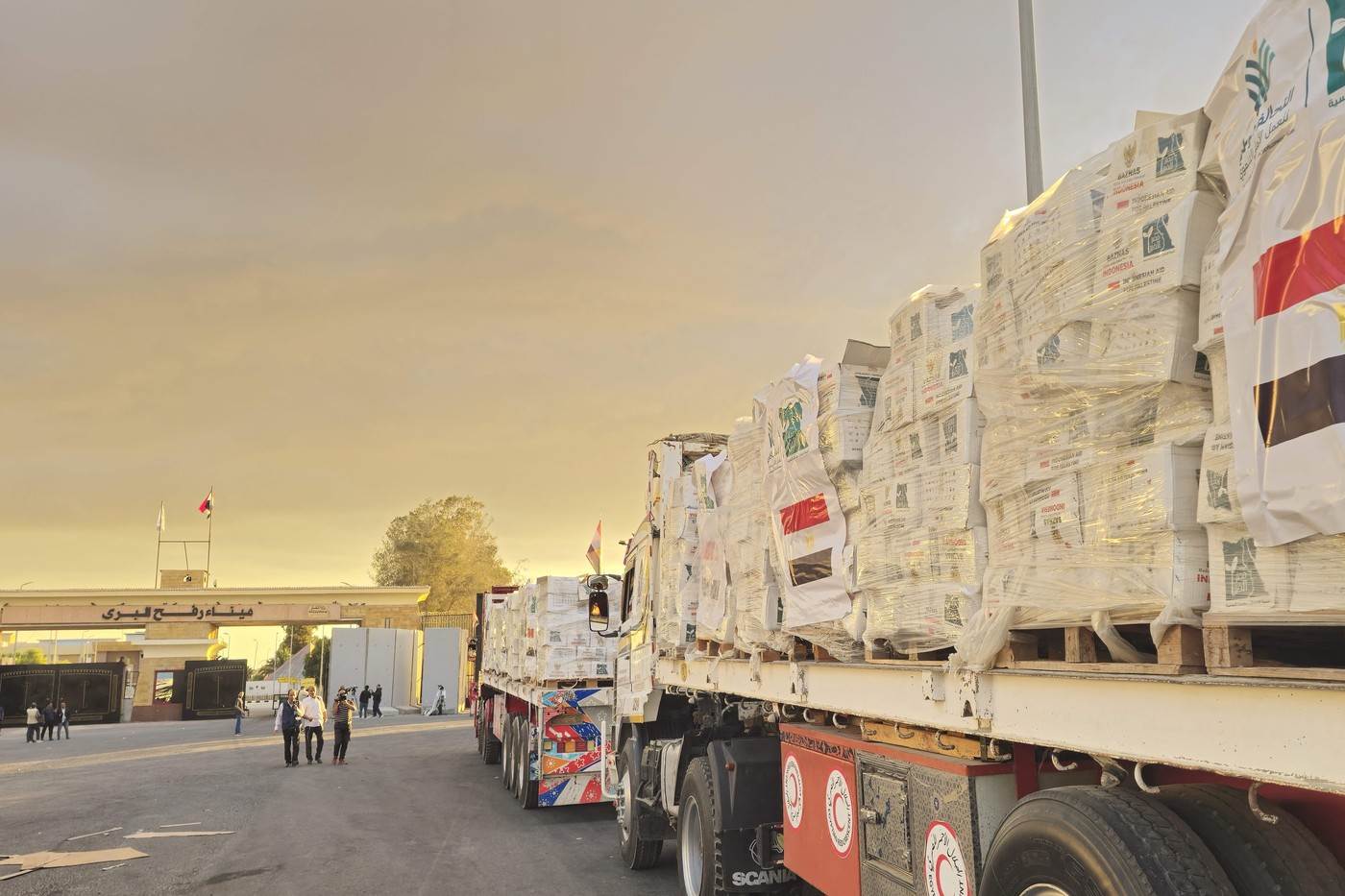  Humanitarna pomoć pristiže u Gazu 