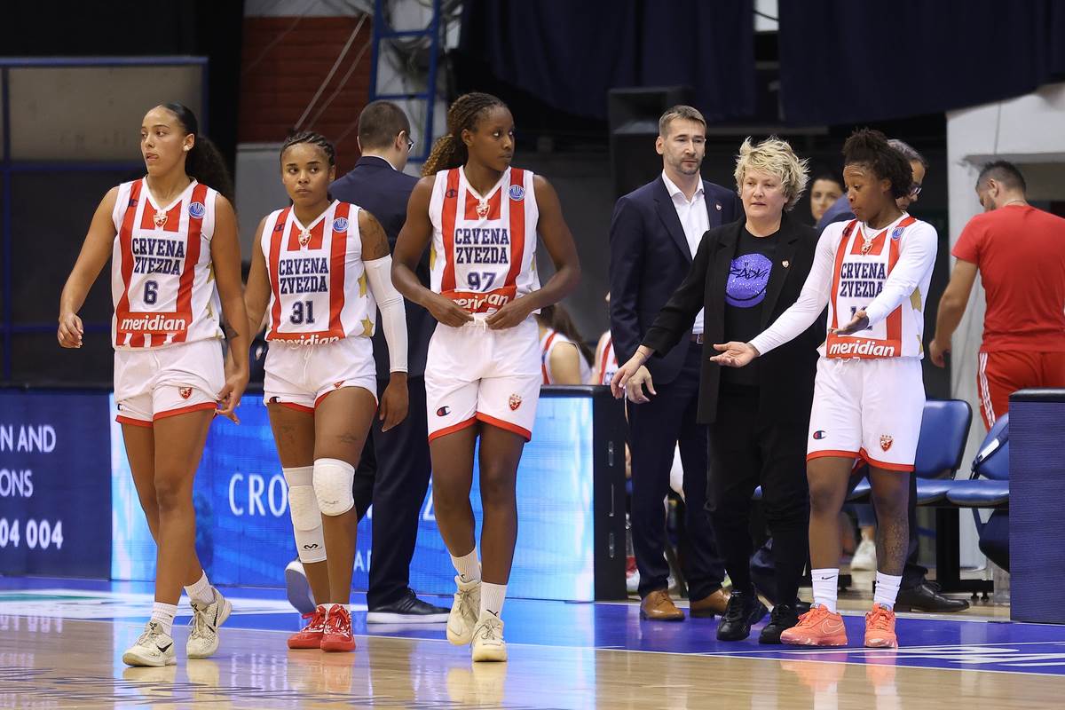  Košarkašice Crvene zvezde pobijedile Partizan 83:53 