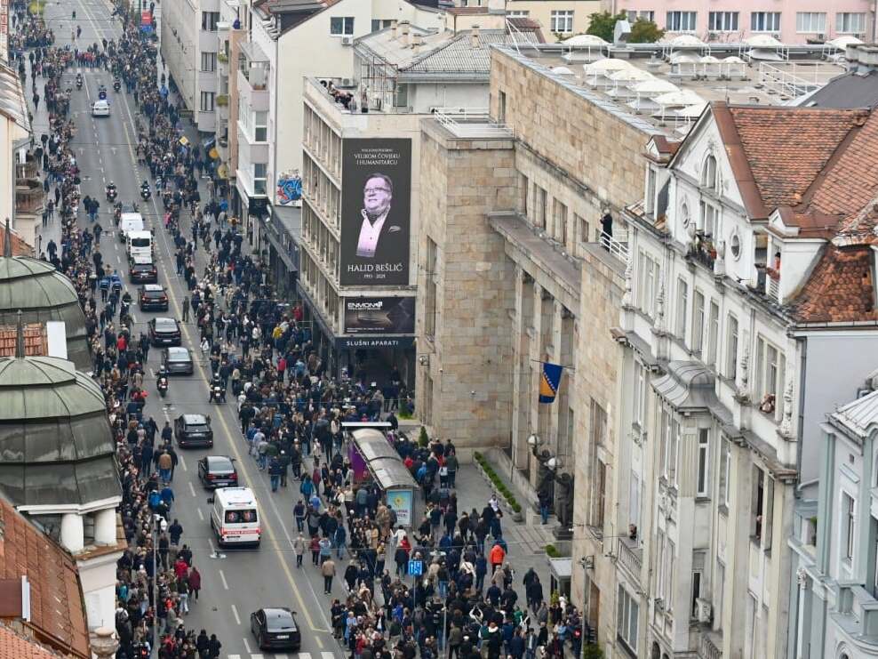  Ispraćaj Halida Bešlića u Sarajevu 