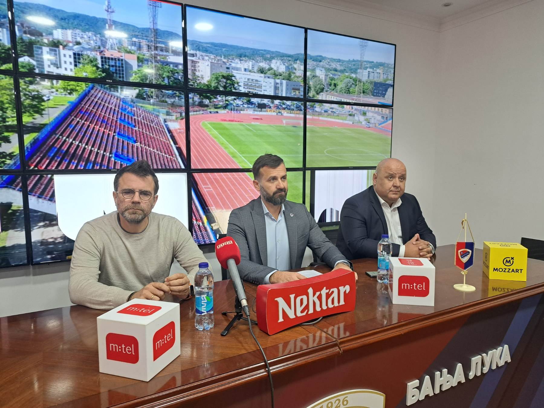  FK Borac rekonstrukcija Gradskog stadiona 100 godina Borca pres konferencija  