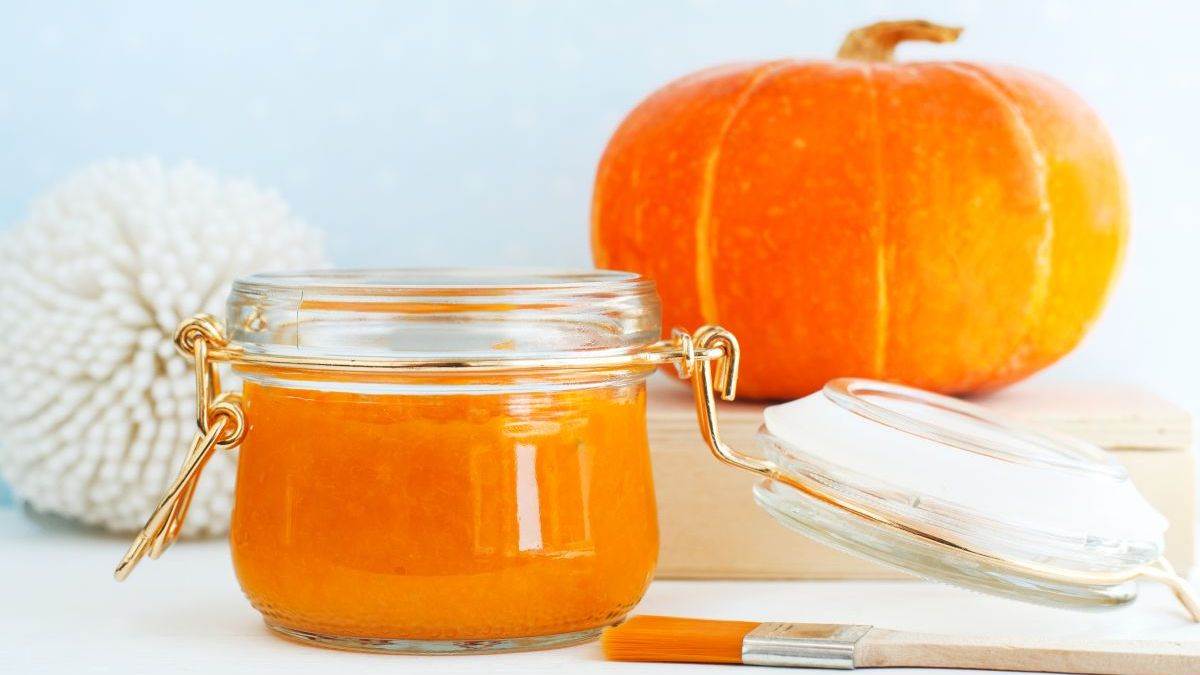  Maske za lice od bundeve 