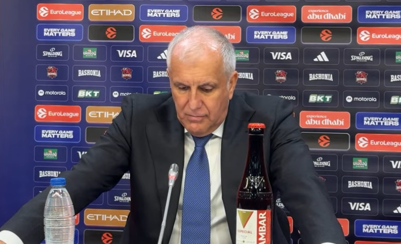  Željko Obradović poslije pobjede Partizana nad Baskonijom 