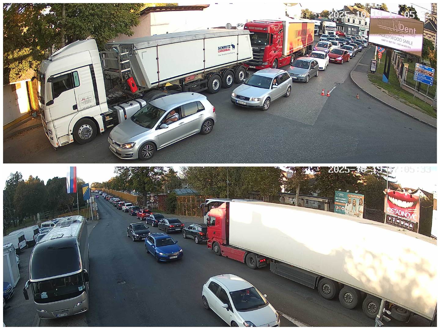  Gužve na graničnim prelazima: Vozačima preporučeno da se informišu prije polaska (FOTO) 