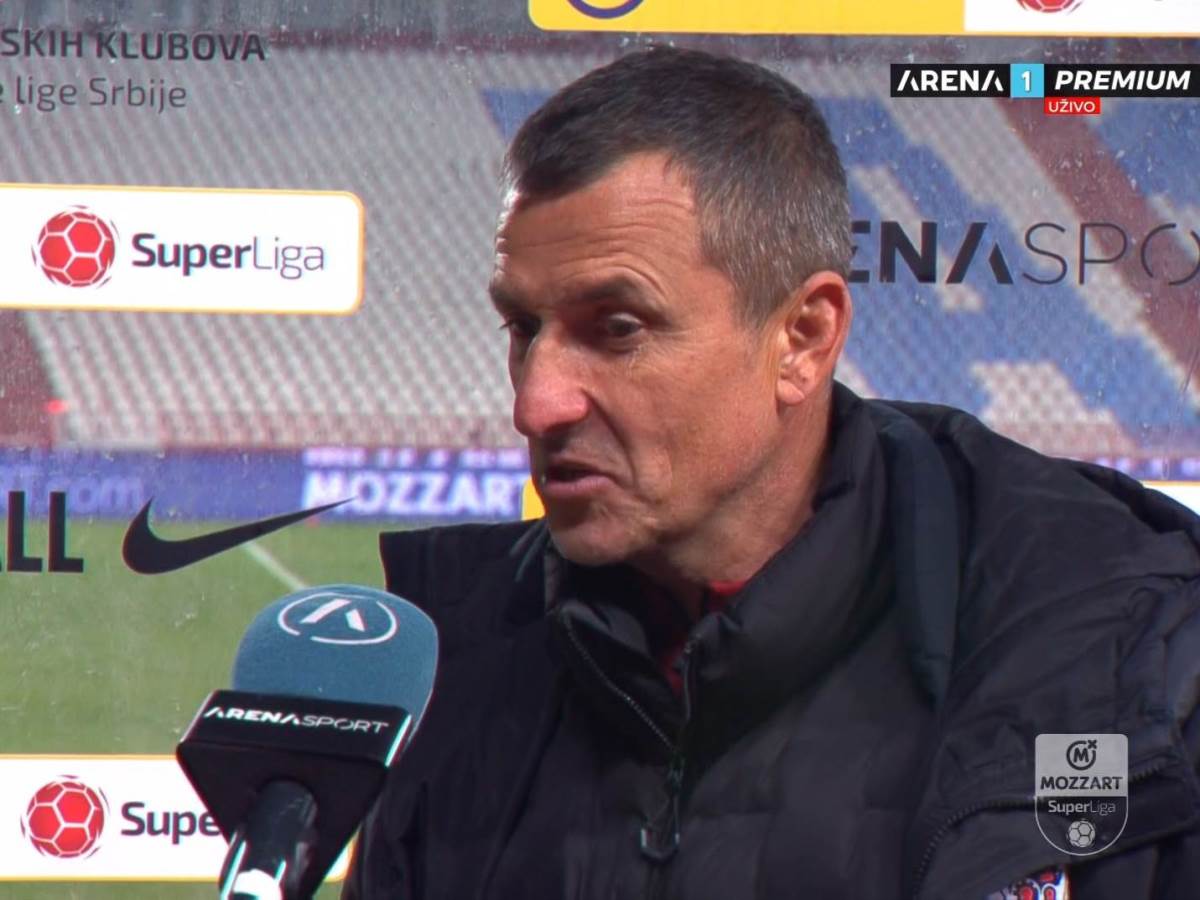  Trener IMT-a o porazu 6:1 od Crvene zvezde  