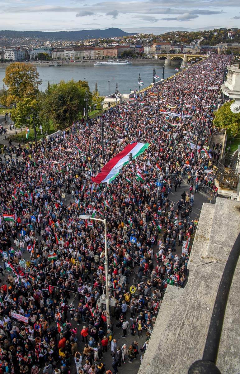  Protesti u Mađarskoj protiv rata u Ukrajini 