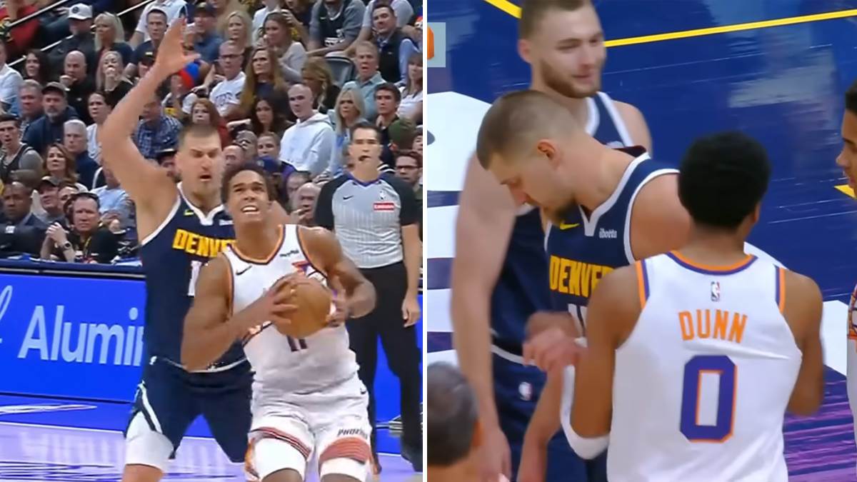  Nikola Jokić faul nad Igadarom 