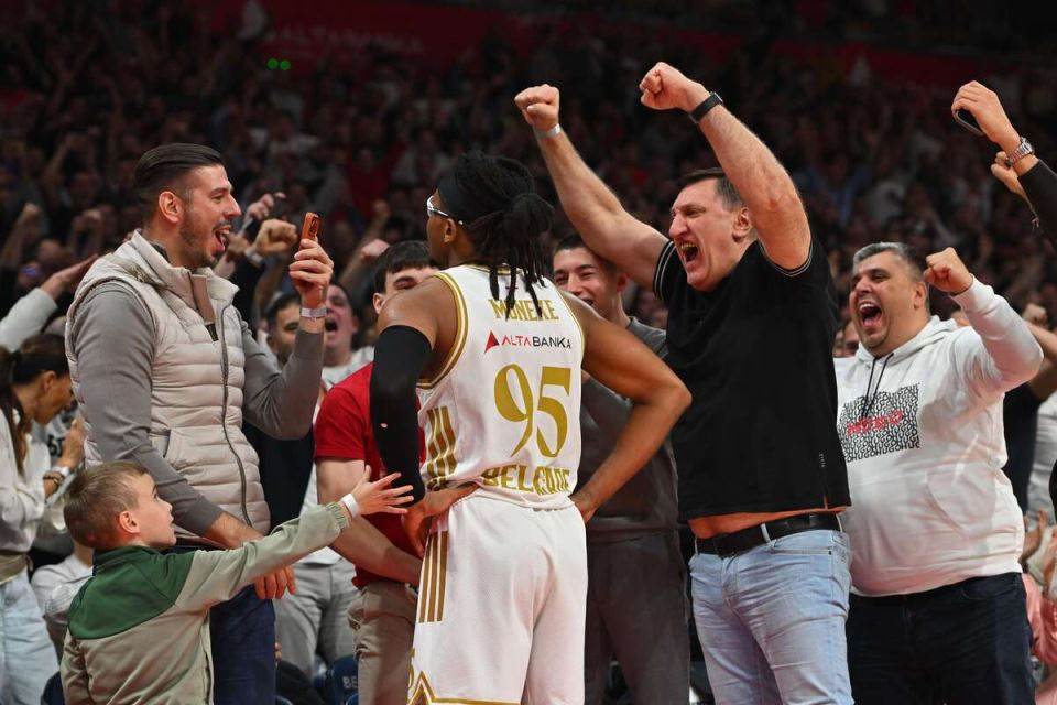  Evroliga Crvena zvezda Asvel uživo prenos  