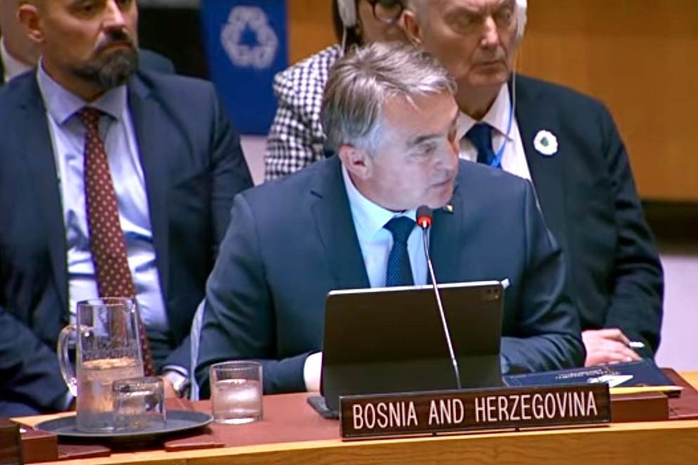  Obraćanje Željka Komšića pred Savjetom bezbjednosti UN 