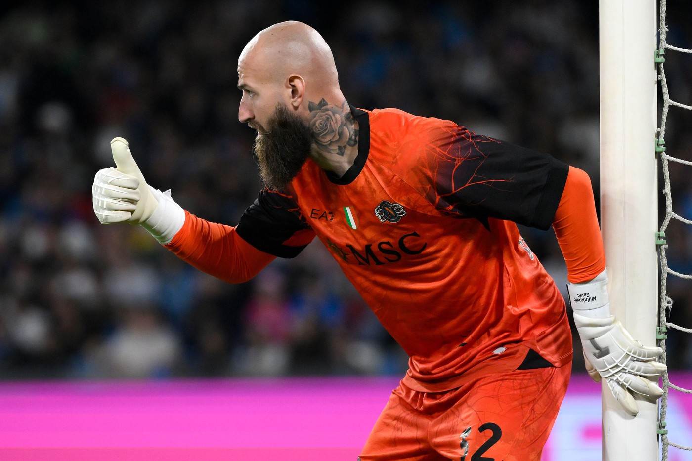  Vanja Milinković-Savić na utakmici Napolija 