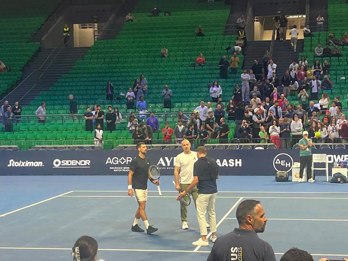  Novak Đoković održao trening u Atini 