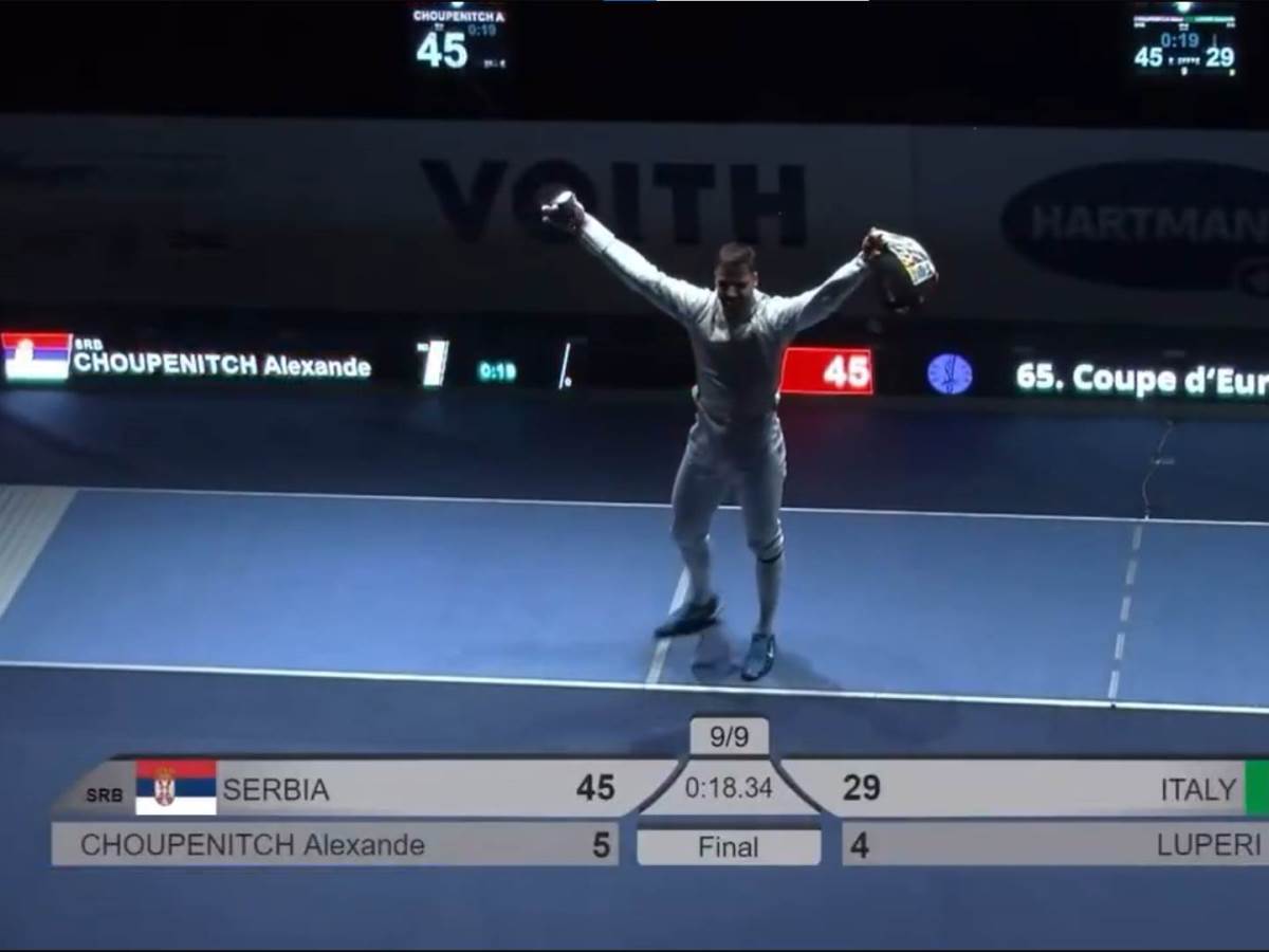  Crvena zvezda šampion Evrope u mačevanju 