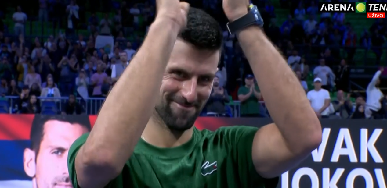  Novak Đoković nakon pobjede u Atini 