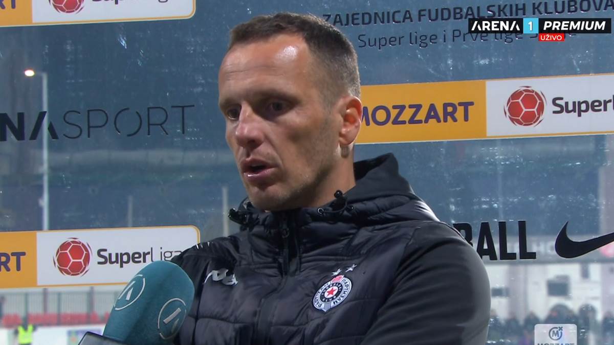  "Prvi smo na tabeli i to dovoljno govori": Marko Jovanović poručio da Partizan ne odustaje 