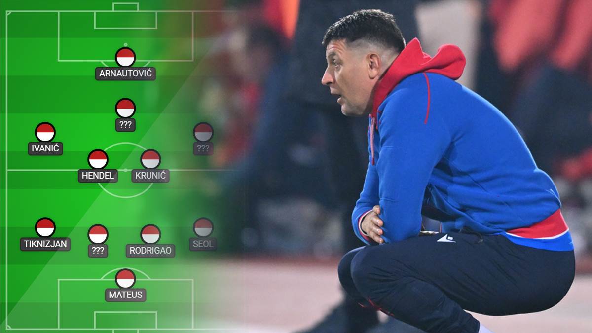  Sastav Crvene zvezde za meč protiv Lila 