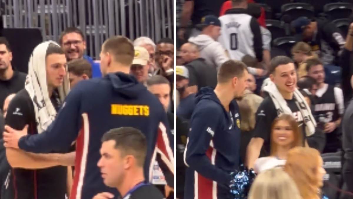  Nikola Jokić tješio Nikolu Jovića nakon poraza: Brate, je l' moralo ovako brutalno?  