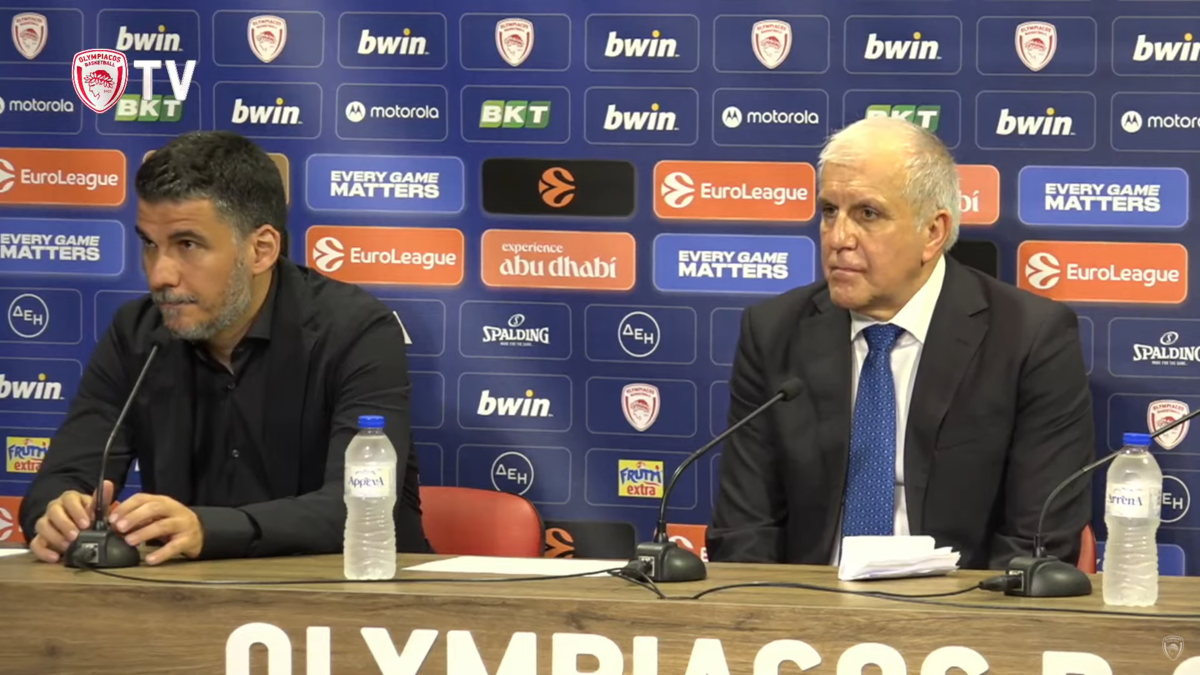  Željko Obradović o porazu Partizana od Olimpijakosa 