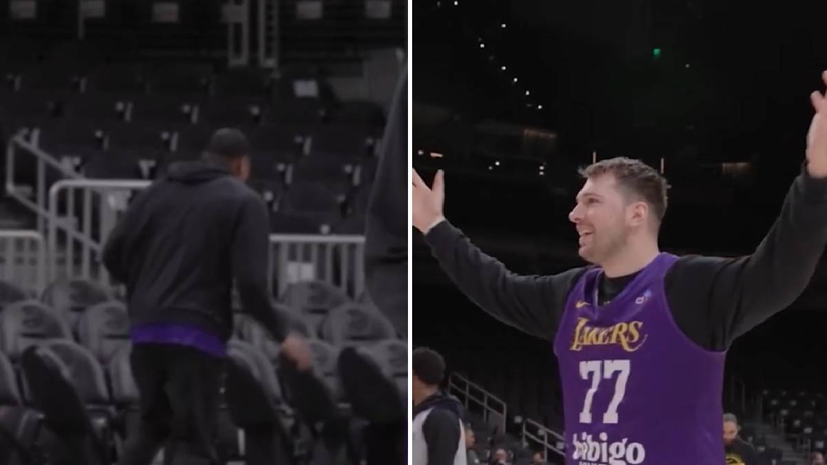  Luka Dončić pobijedio Ruija Hačimuru u pogađanju s centra 