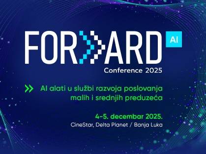  Umjetna inteligencija u fokusu: FORWARD konferencija donosi AI alate za razvoj malih i srednjih pred 