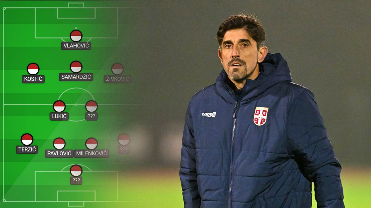  Sastav Srbije za utakmicu protiv Engleske 