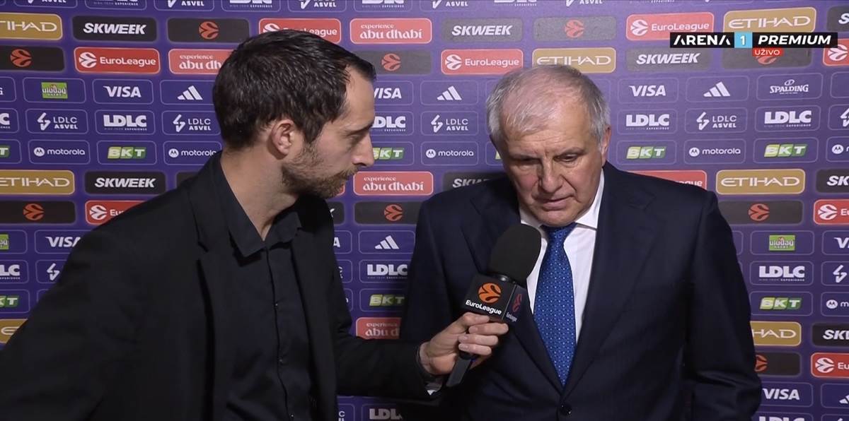  Željko Obradović o utakmici Asvel Partizan  