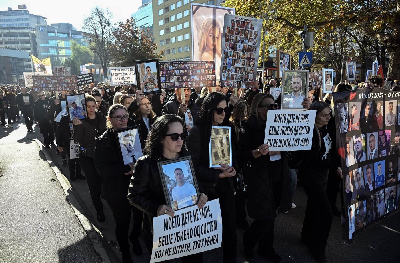  Protest u Skoplju zbog požara u noćnom klubu 