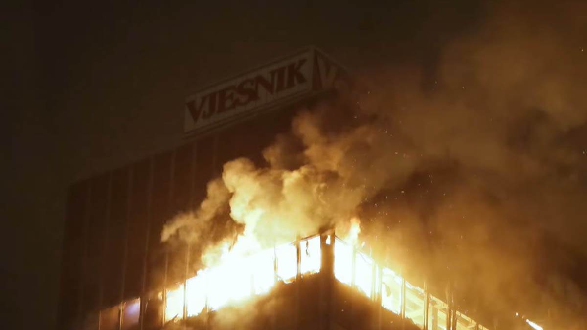  Detalji požara u zgradi Vjesnika 