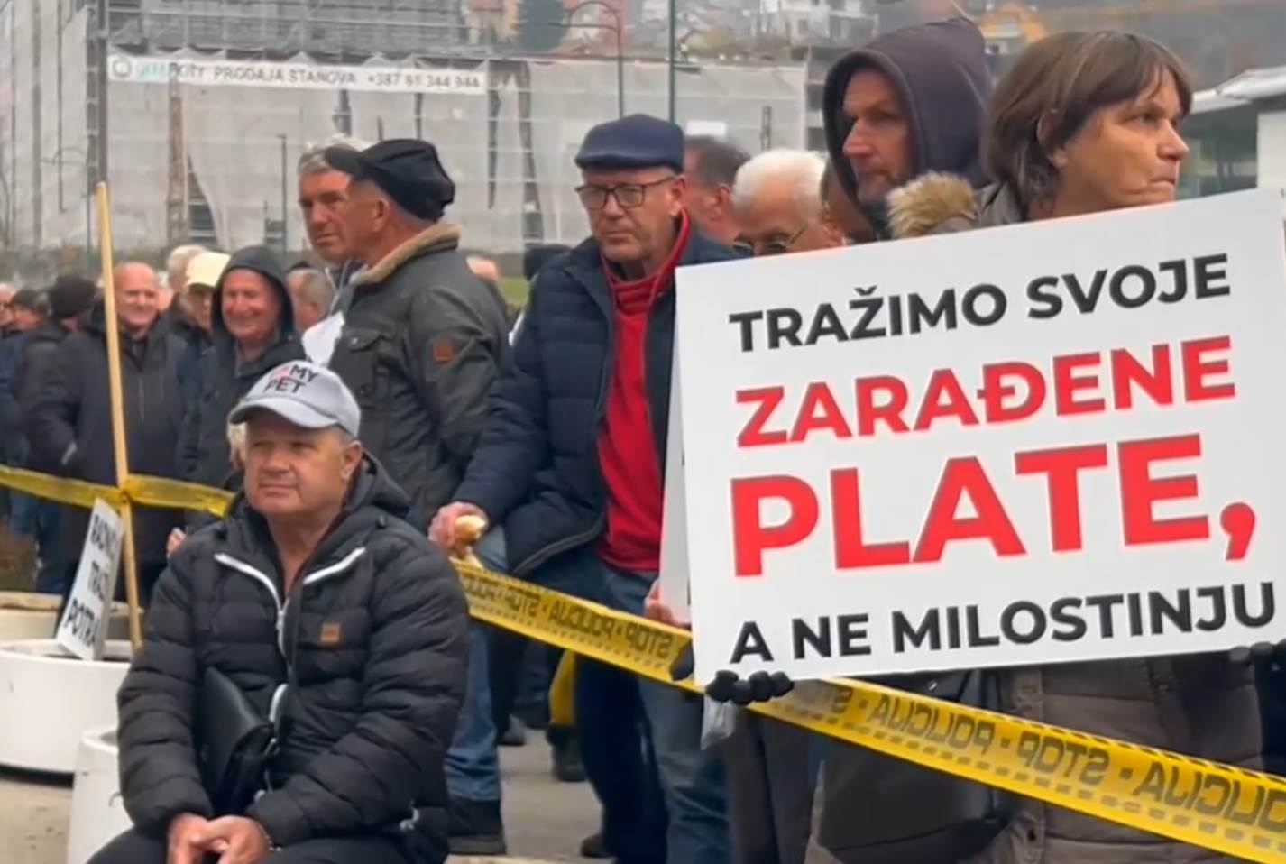  Protest radnika "Krivaje" 