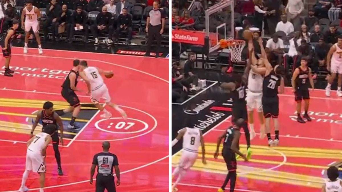  Finta, pa zakucavanje, Nikola Jokić provozao Alperena Šenguna (VIDEO) 