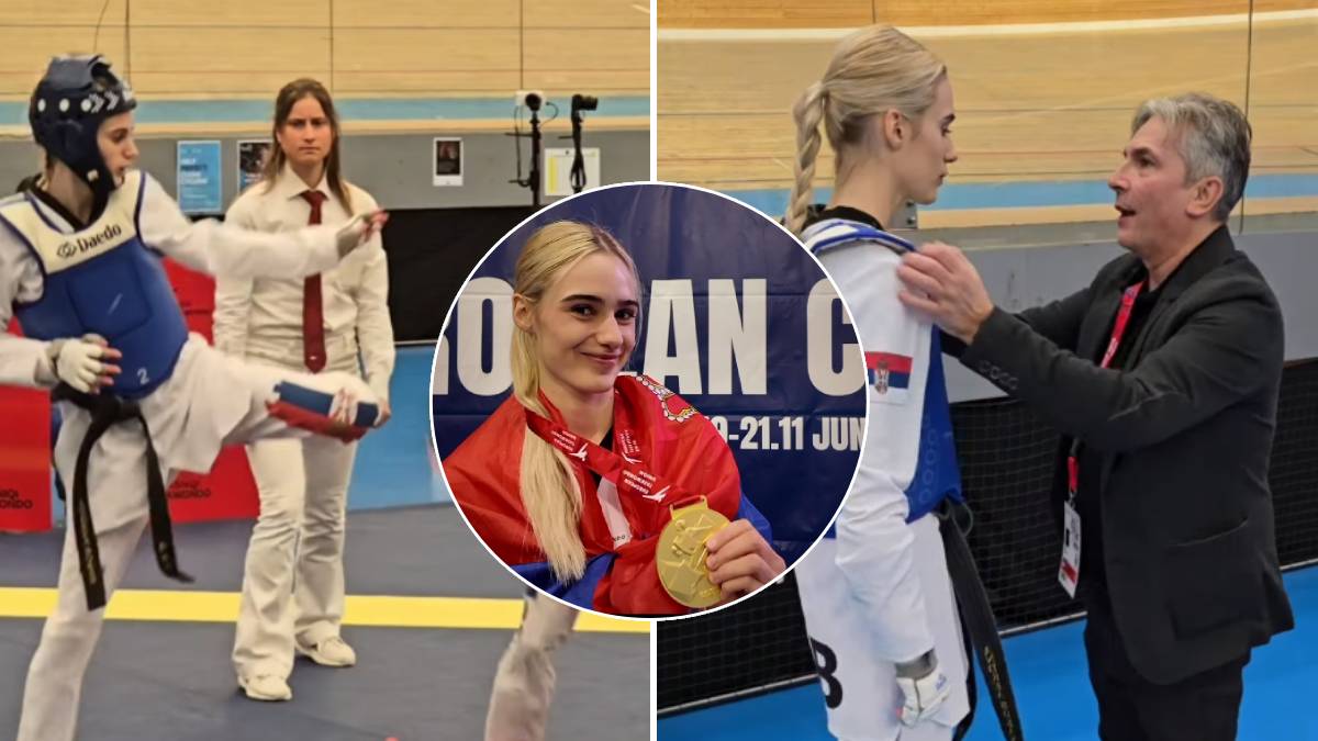  Andrea Bokan iz Srbije prvak Evrope u tekvondou 