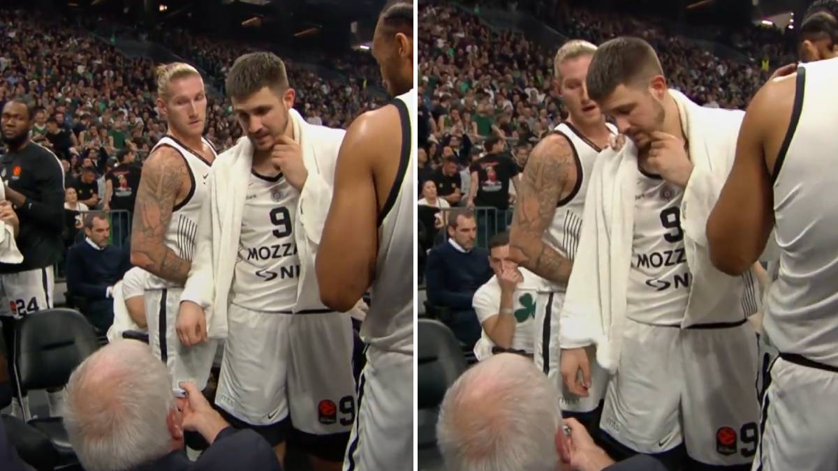  Željko Obradović vikao na tajm-autu na igrače Partizana 